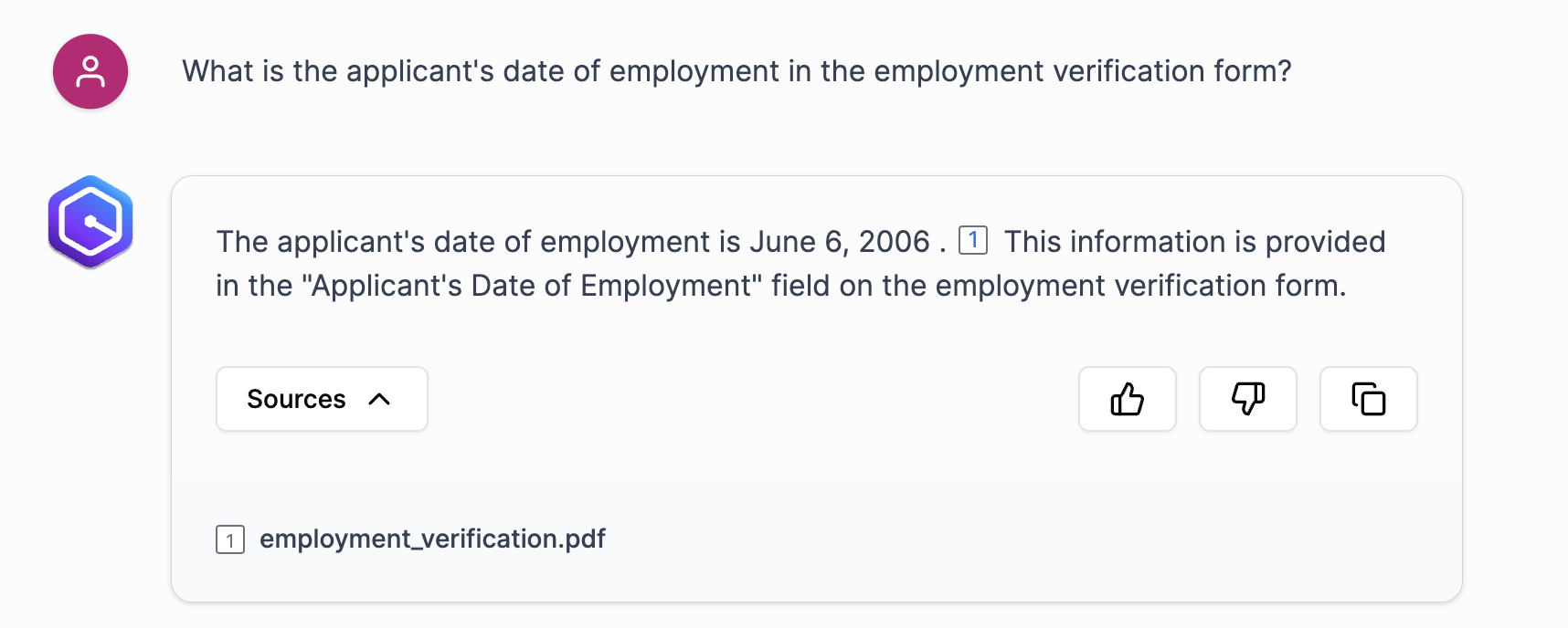 Amazon Q Business output